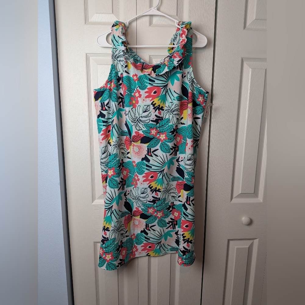 Crown & Ivy Multicolor Floral Mini Dress